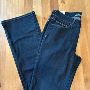 Eddie Bauer Dark Blue Curvy Bootcut Jeans